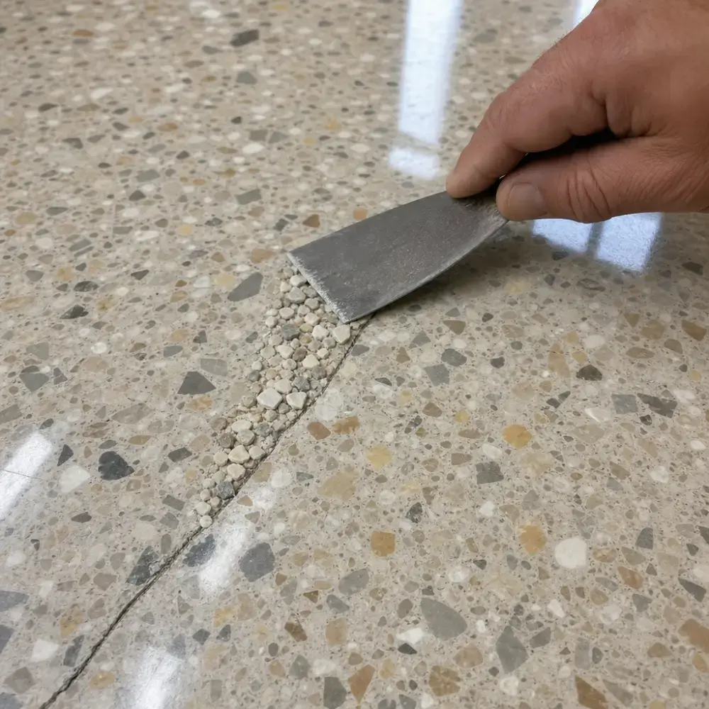 Terrazzo Crack & Hole Repair in Tampa, FL